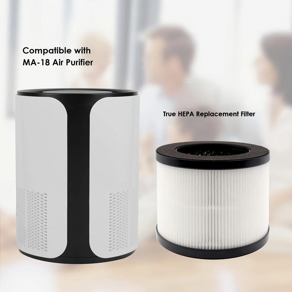 Replacement True HEPA Filter Compatible with Okaysou AirMic4S For Miko C102 IBuki Air Purifier For Madify MA-18 Air Purifier