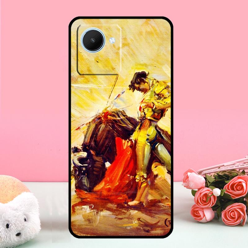 Bullfight Bull Fighter For Realme 12 Pro Plus 9 10 11 GT5 Pro GT Neo5 C21Y C25s C30 C31 C33 C35 C51 C53 C55 Case