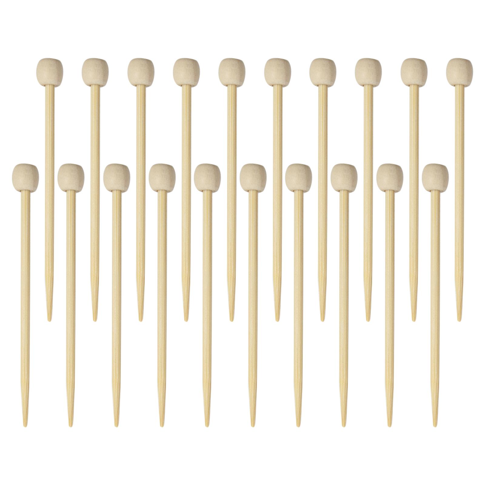 

8/20 Pcs Wooden Crochet Needle Set Small Bamboo Repair Needle Crochet Supplies Sweater Knitting Needle Sewing Tool B