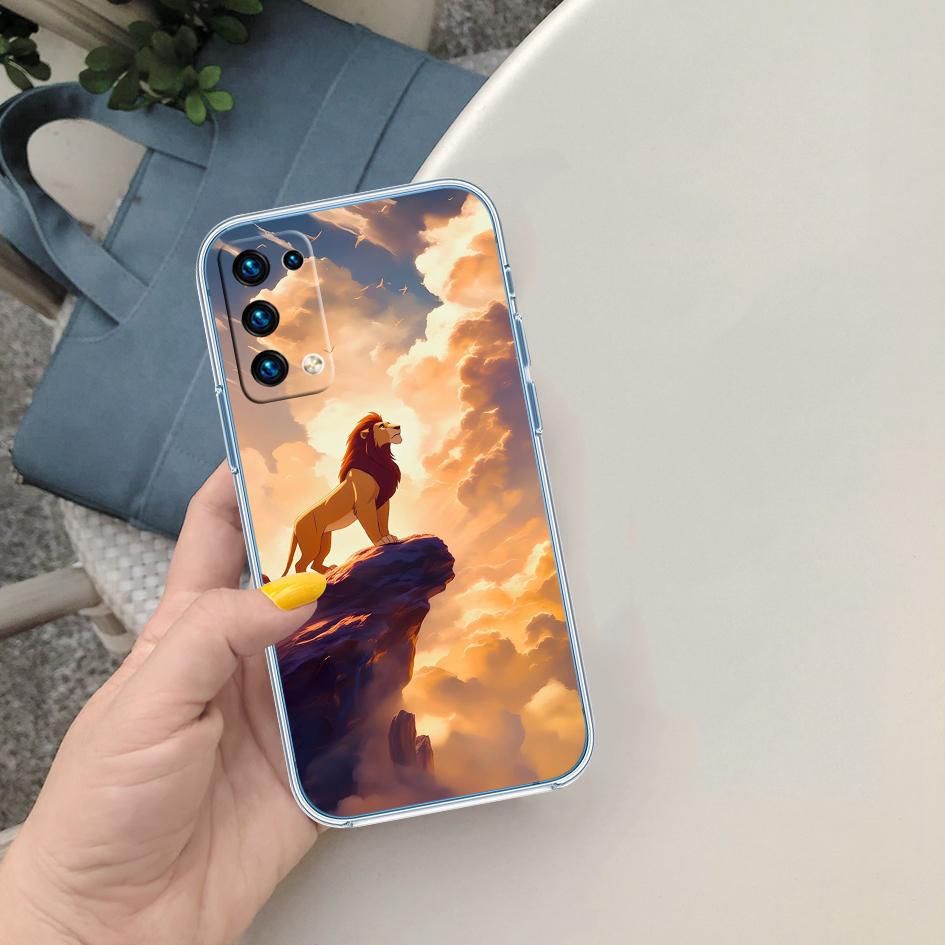 CJ75 Lion King Transparent Phone Case for LG K22 K30 K40 K40S K41 K42 K50 K50S K51 K51S K52 K61 K62 K71 K92 Q60 Q61 V40 V50 V60