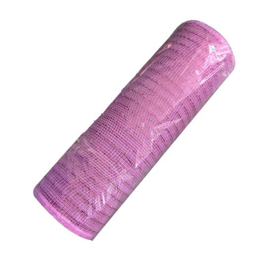 Christmas Poly Mesh Ribbon 10 Inch x 10 Yards Metallic Mesh Ribbon Foil Decorative Mesh Rolls for DIY Wreath Crafts Party Decoration