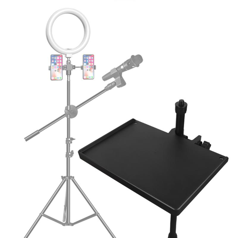 Universal Sound Card Tray Microphone Stand Sound Card Tray Clip For Tripod Bracket Live Broadcast Microphone Rack Stand