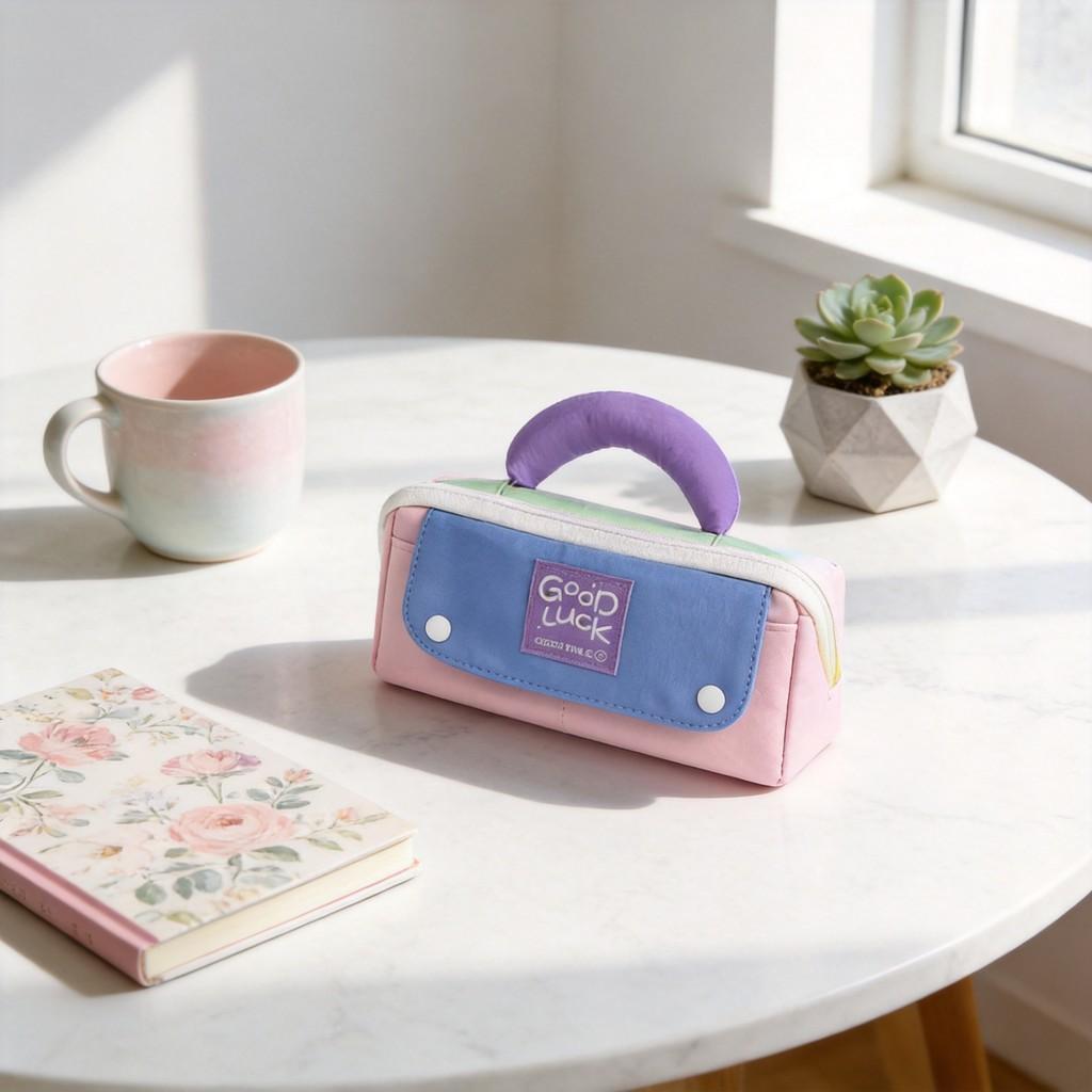 Style Stationery Organizer With Durable Composite Fabric For Girls And Boys
