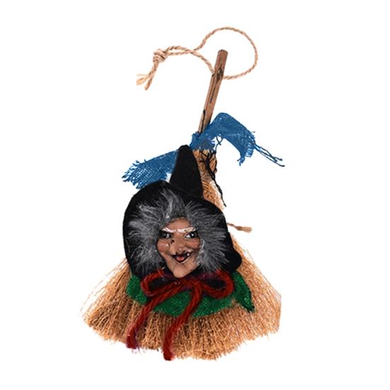 

Хэллоуин ведьма метла кулон порочная жуткая старуха висит волосатый дом с привидениями тряпка украшение двери и окна реквизит зелёный