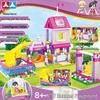 Tide Baby Lego-Compatible Girls' Beach Villa Building Blocks Puzzle Toy