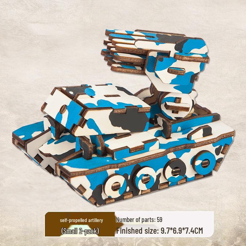 3D Holzpuzzle Modellspielzeug für Kinder ab 6 Jahren - Handgefertigtes Lernspielzeug