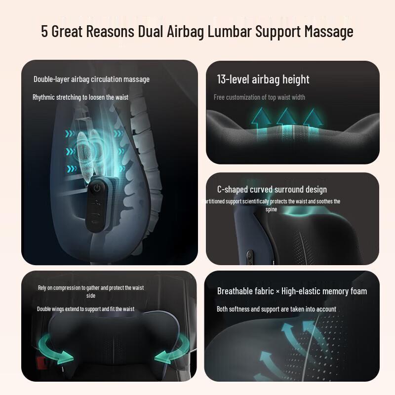 Philips PPM3404B Electric Lumbar Massager Cushion