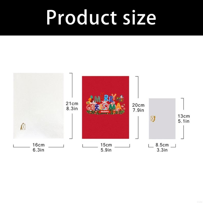 Christmas Card With LED Light Display And Musical Surprise For Festival Greetings Birthdays Wedding Wishes