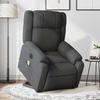 VidaXL Electric Massage Recliner Dark Grey Fabric 3205239