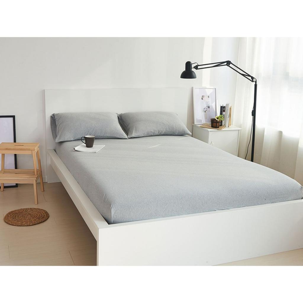 Simple Solid Color Pattern Mattress Three-Piece Digital Printing Mattress Bedding Set Adult Children