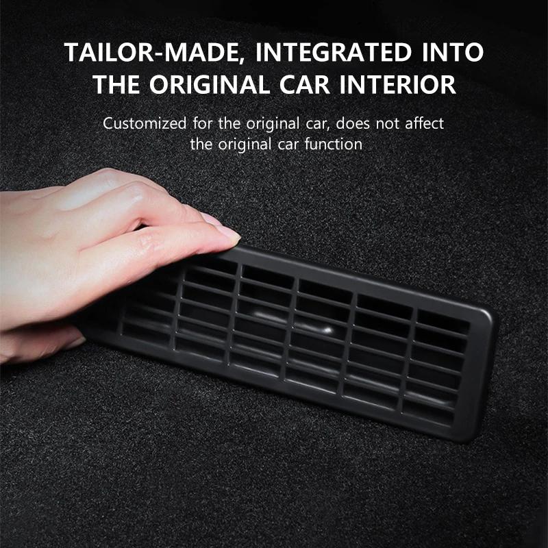Under-seat Air Vent Protector for Tesla Model Y Juniper 2025 Under-seat Air Vent Anti-blocking Grille Protector Auto Accessories