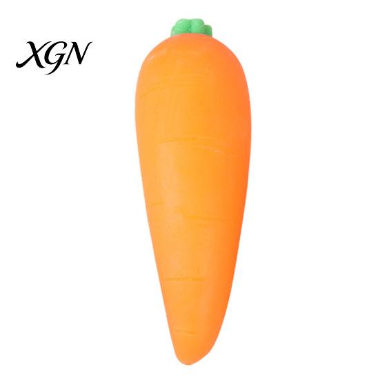 Anxiety Relief Toy 1/2/3Pcs Simulated Carrot Squeeze Soft Stretchy Stress Relaxation Ball Vegetable Sensory Students Office Workers Anti-anxiety