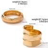 Ingemark Exaggerated Irregular Geometric Metal Chunky Spring Bangles Women Punk Wide Cuff Open Bracelet Unisex Steampunk Jewelry