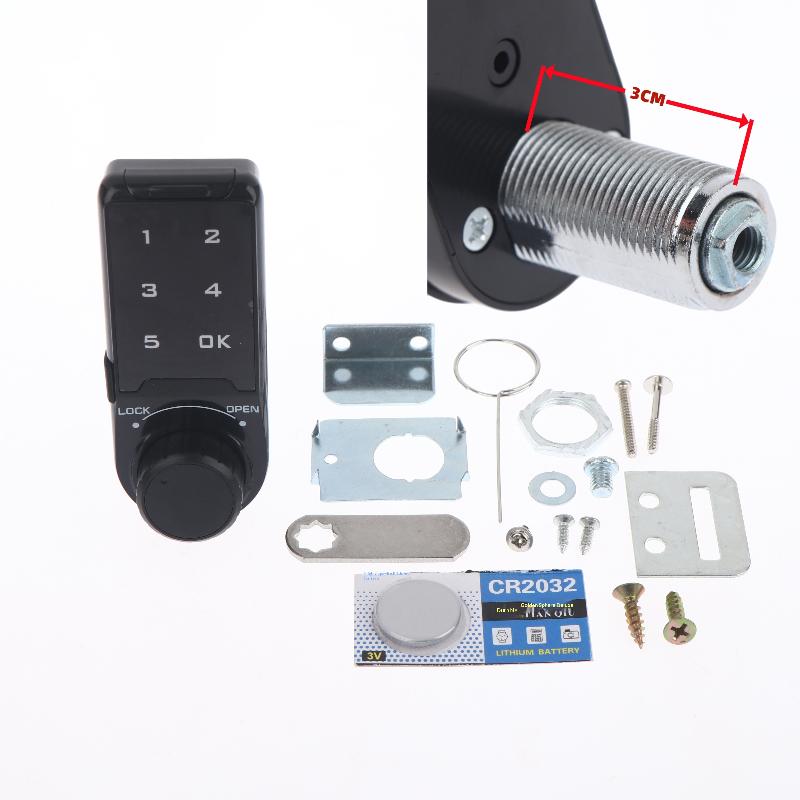 1 Set Touch Keypad Password Key Access Lock Digital Electronic Security Cabinet Coded Locker Rfid Card Key Lock