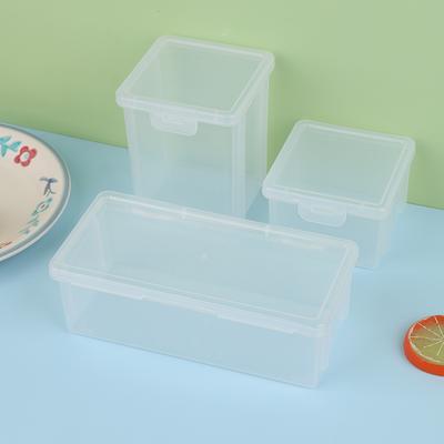 1Pc Transparent Refrigerator Storage Box Vegetables Meat Sealed Food Storage Container Portable Fridge Dish Fresh-Keeping Box