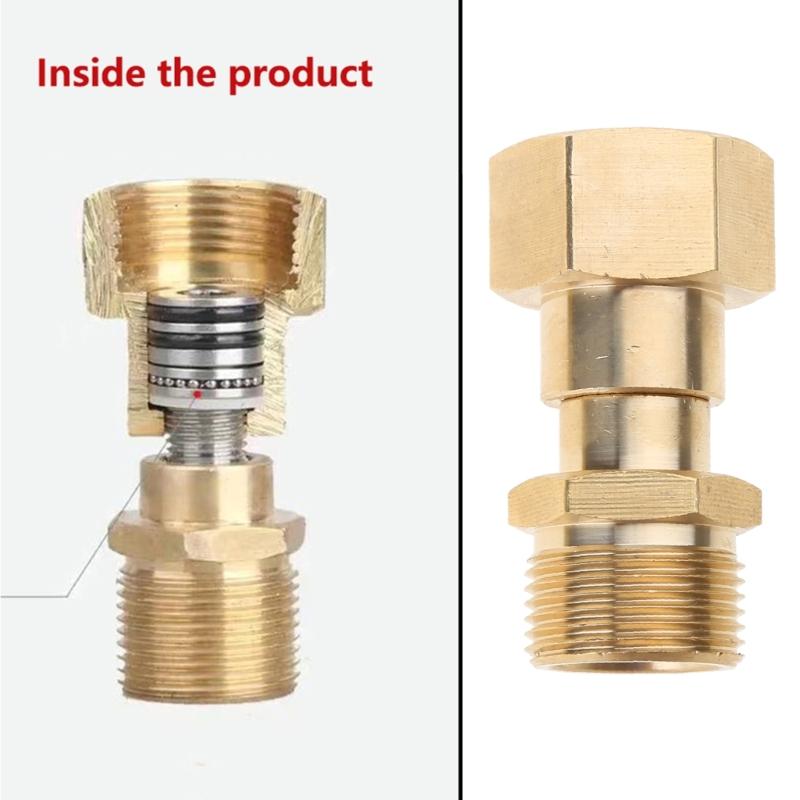 2 Pcs M22 14mm Connection Quickly Connect Pressure Washer Adapter Fitting