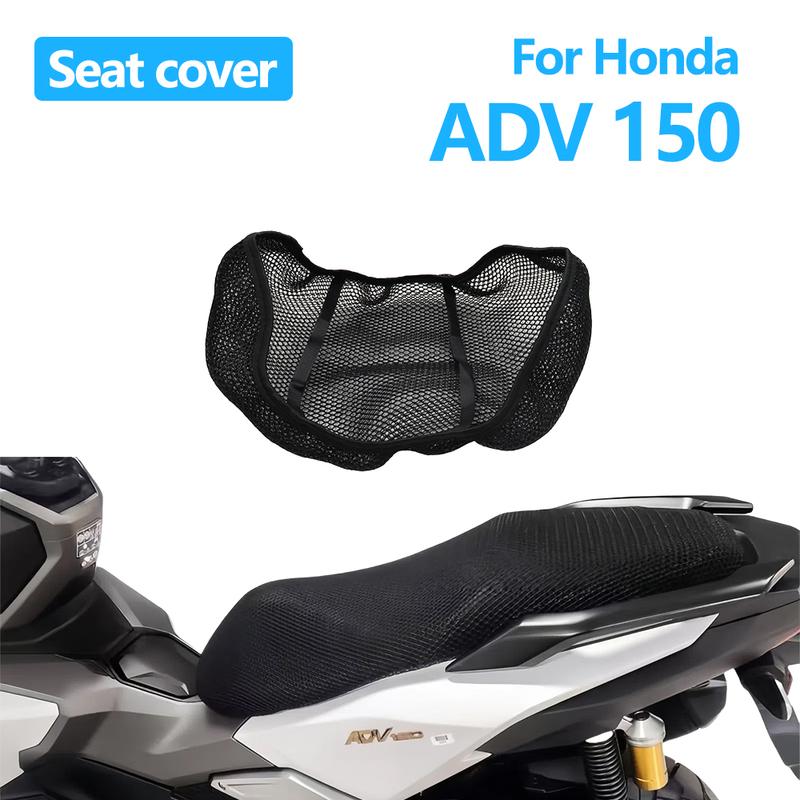 For Honda ADV 150 ADV150 Motorcycle Seat Cover 3D Mesh Fabric Seat Non-Slip Breathable Heat Ulation Protect Cushion