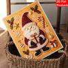Weihnachts-Perlenmalerei-Set Handgemachtes DIY Weihnachtsmann-Geschenk Heimdekoration Malerei