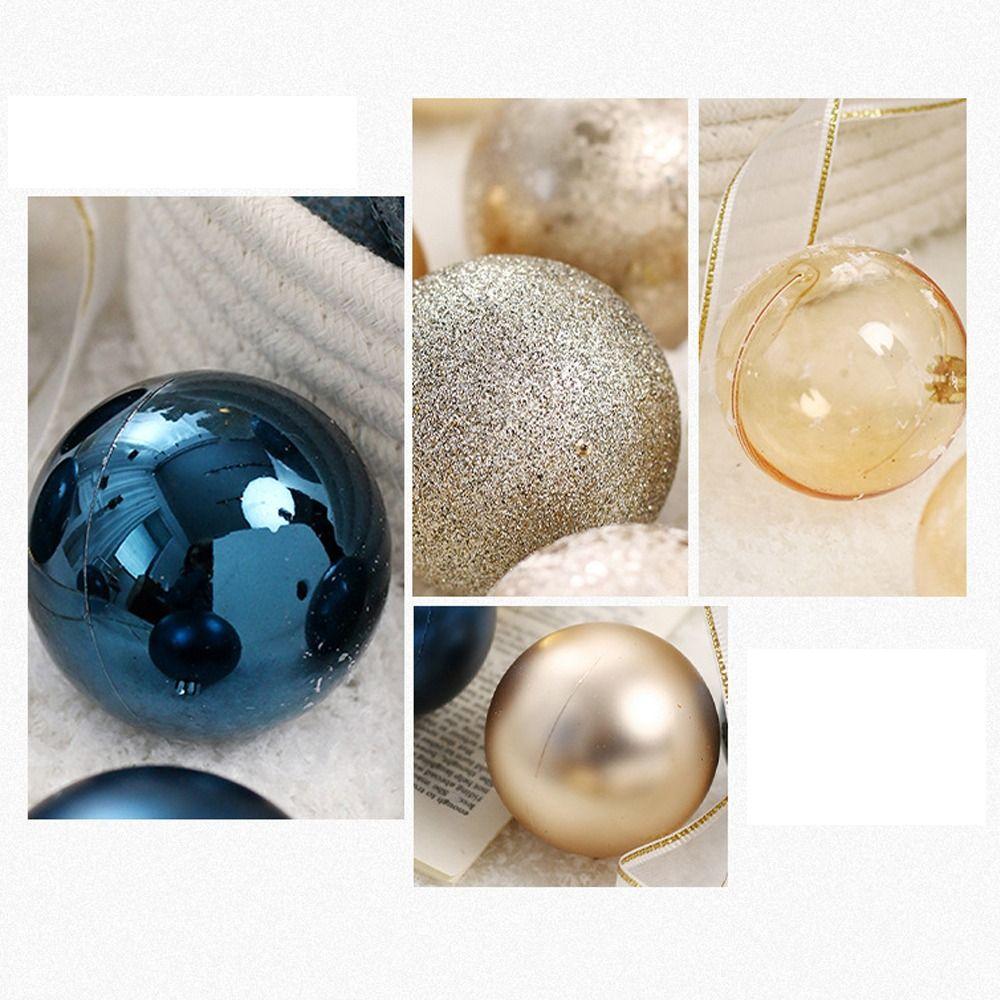 12pcs Plastic Electroplated Christmas Hanging Balls 6CM Merry Christmas Tree Decor  Party Favors