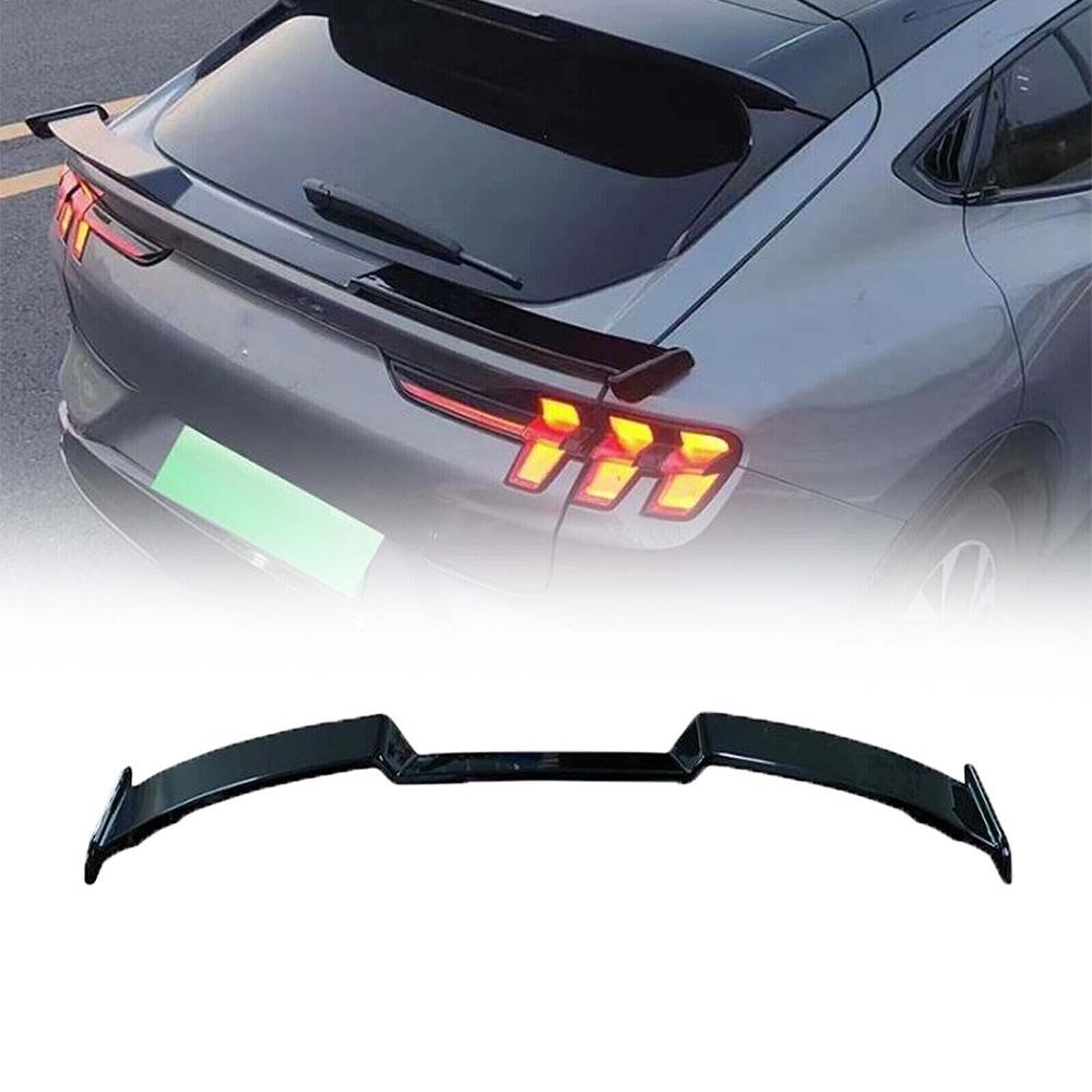 Glossy Black Rear Spoiler & Body Kit for 2021-2023 Ford Mach-E