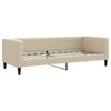 Vidaxl Sofa Z Materacem Do Spania, Kremowa, 80X200 Cm, Tkanina