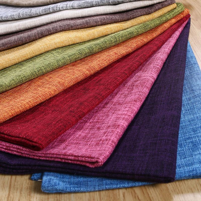 Pillow Case Home Decoration Salon Cushion Cover 50X50 Solid Pillowcase with Zipper Cotton Linen for Sofa Car Chair 45x45 40X40