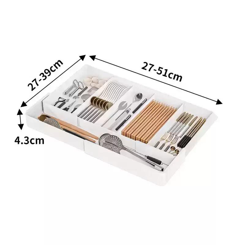 Zhishi Universal Extendable Drawer Organizer Tray