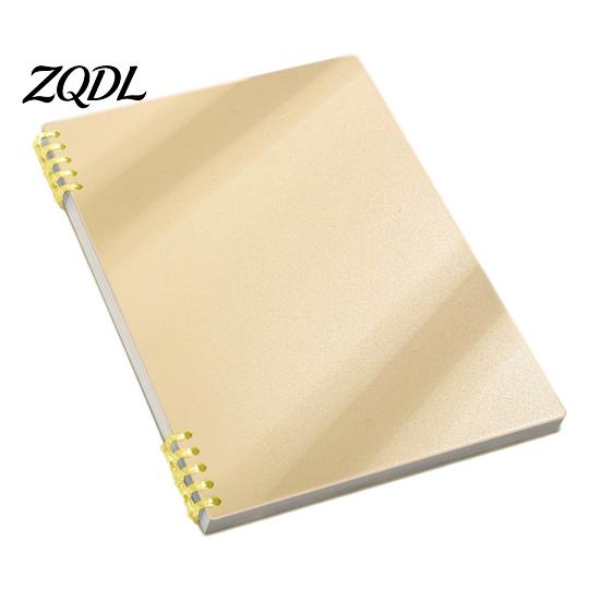 Durable Planner for Home A5 Spiral Notebook, Lined /Horizontal Grid/Blank Inner Page, Multifunctional Writing Pad Morandi Solid Color Cover Sketchbook