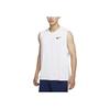 Nike Pure Color Logo Quick-Dry Breathable Sports Training Tank Top Men Tops White CZ1185-100