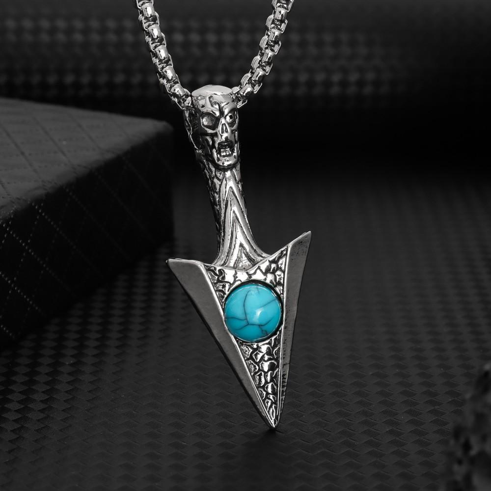 Trendy Arrow Skull Men's Accessories Pendant Necklace