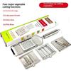 4 In 1 Vegetable Slicer Food Grade Stainless Steel Shredder Cutter for Daily Meal Prep Home Kitchen Usage