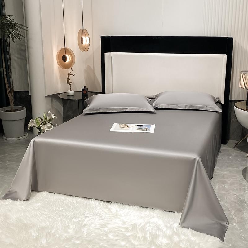 1000TC Egyptian Cotton Flat Bed Sheet 100% Cotton Top Sheet with Pillowcases  Luxury Soft Bed Sheet Bed Linen Double Queen King