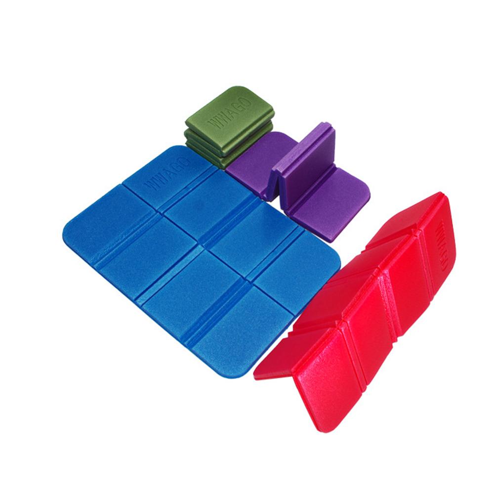 2Pcs Outdoor Mini Folding Mat Lightweight Waterproof XPE Foam Sitting Pad for Camping Hiking Picnic Sports Cushion etc