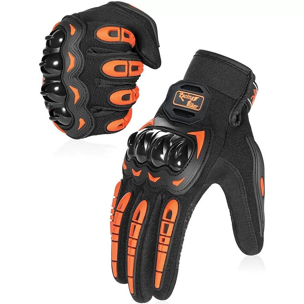 Touch screen spring summer motorcycle rider motorcycle rider gloves protection anti-drop hard shell protective off-road gloves