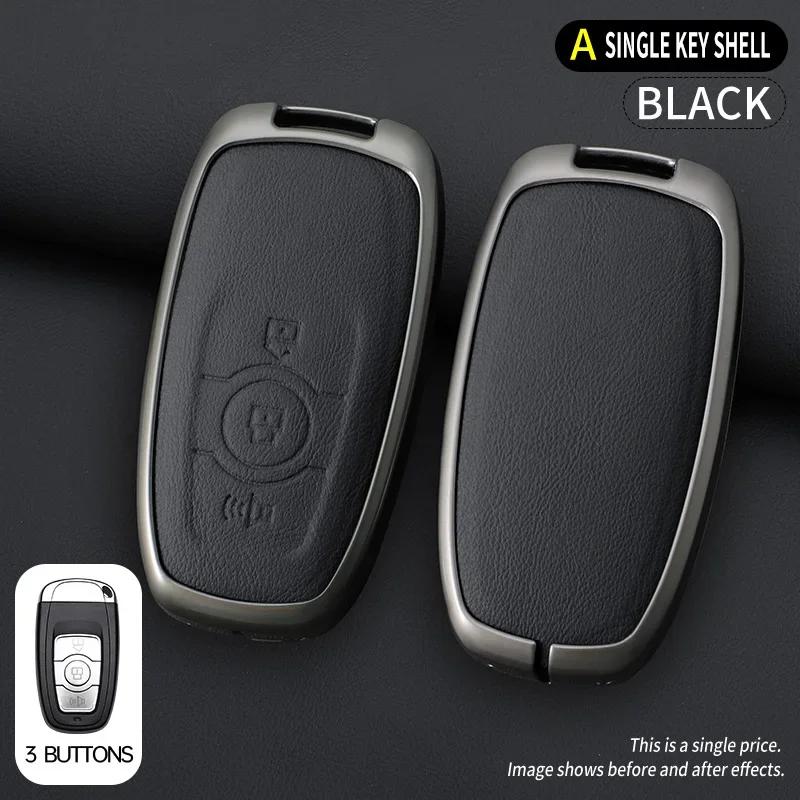Zinc Alloy 3 Buttons Car Key Case Cover Shell Holder For Haval Jolion F7 H9 H6 H2 F7X F7H H8 H3 H4 H1 H5 H7 F5 M4 M6 H6-Coupe