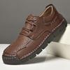 Fashion Men's Genuine Leather Casual Shoes Comfortable Breathable Business Shoe Sneakers Driving Shoes Men Loafers Moccasins Plus Size48
