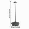 Cone Head Design LED Table Lamp 3 Color Lights Touch Control Bedside Ambient Light Dimming Portable Aluminum Reading Lamp