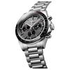 Longines Mouvement mécanique automatique série Concas montre homme étanche 100 mètres montre suisse 42mm cadran gris bracelet en acier inoxydable L3.836.4.52.9