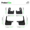 4PCS Car Mud flaps Splash Guards Mudguards Car Mud Flaps Compatible with BMW 5 Series G30 G31 2016 2017 2018 2019 2020