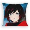 Rwby Ice Queendom Ruby Rose Pillow Case Anti-Dustmite Pillowcase Invisible Zipper Silky Sofa Cushion Cover For Bedroom
