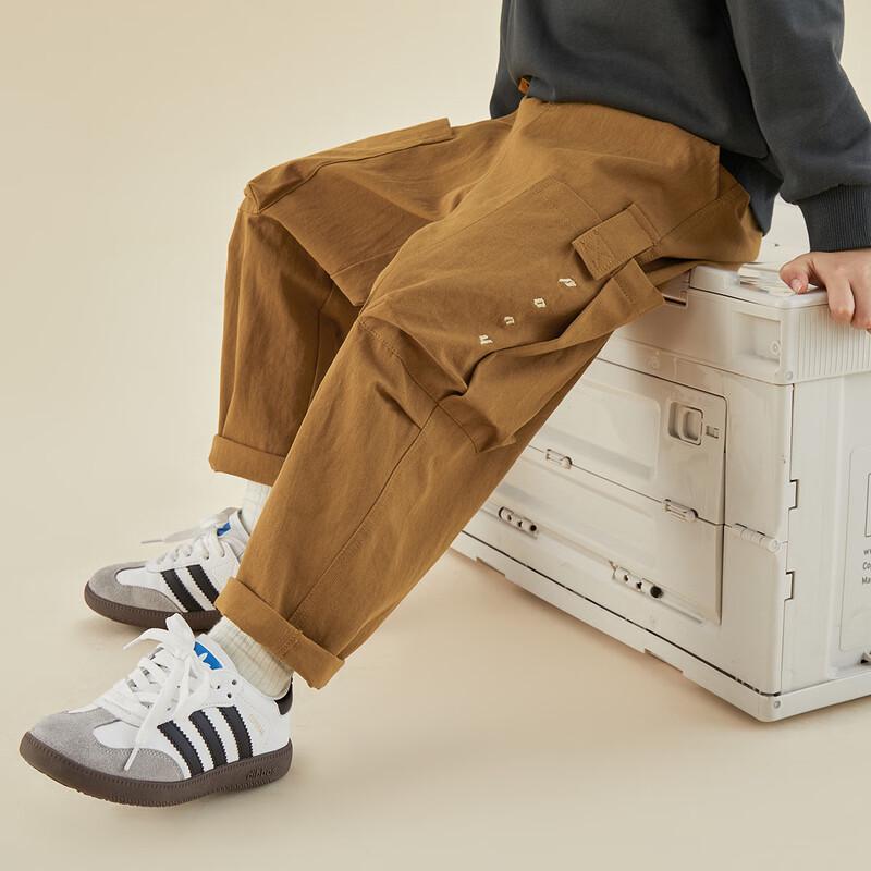 Duoduo Home Boys  Loose Straight-Leg Casual Cargo Pants 110