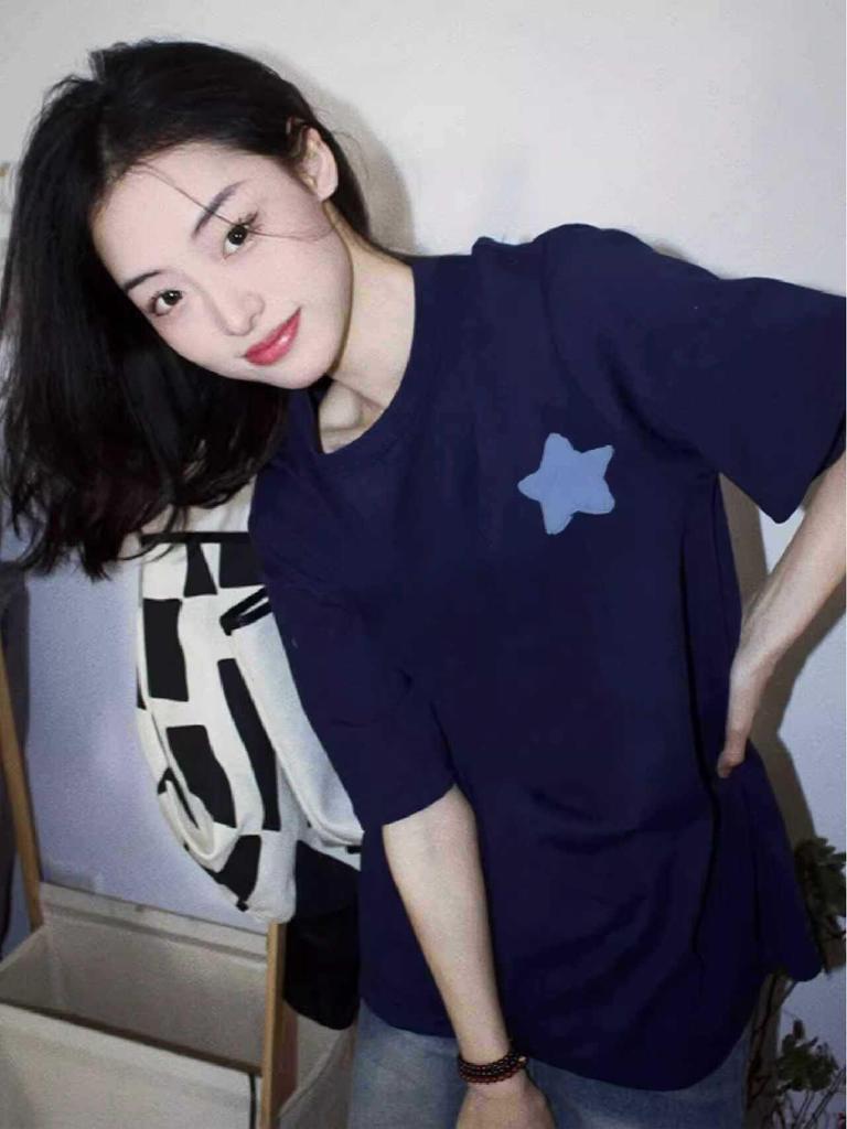 Women's Plus Size Vintage Retro Cotton T-Shirt, Short Sleeve, Summer Oversize Trendy Brand Top