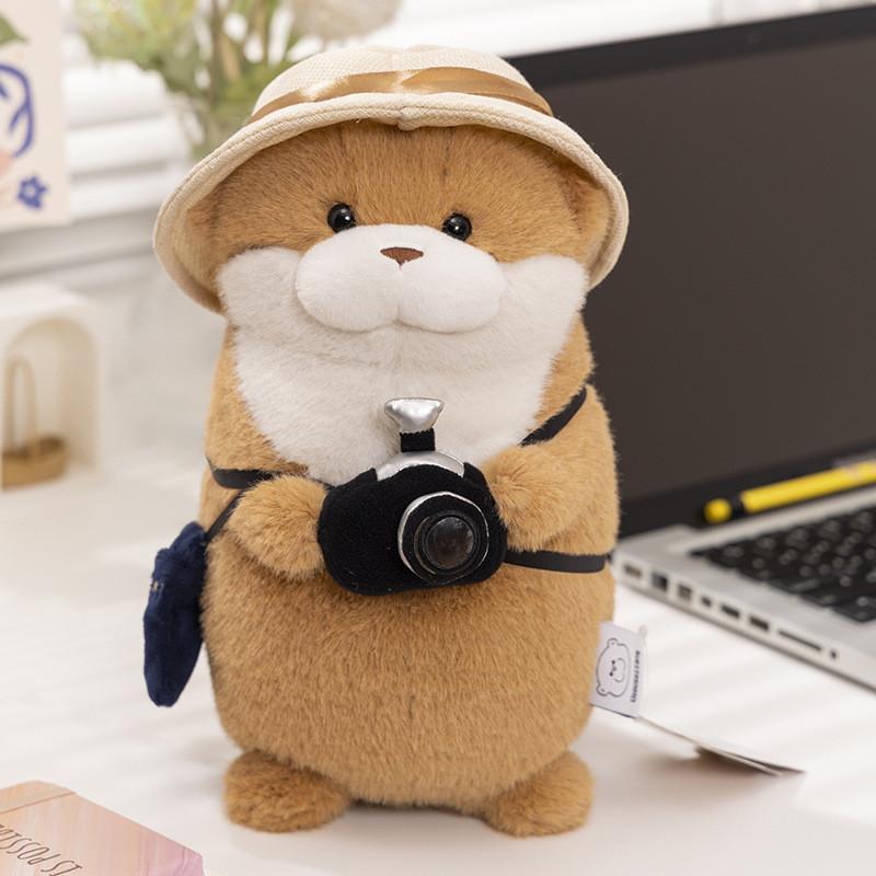 Adorable Ussou Sauce Water Otter Plush Keychain Doll Super Soft Comfort Toy Gift