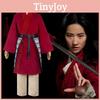 Elegantes Hua Mulan Chinesisches Hanfu Cosplay Kostüm für Frauen und Mädchen mit Komplettset Perücke