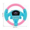 Eletric Steering Wheel Toy with Light Sound for Baby Kids Educational Portable Simulated Driving Steering Wheel Vocal ToysToys