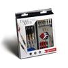 Win.max Langlebiges, Anpassbares Doppelspitzen-Dartpfeil-Set Stahl- und Softtip-Pfeile mit Köcher Benutzerdefinierte Flights & Nylon-Shafts (Metall)