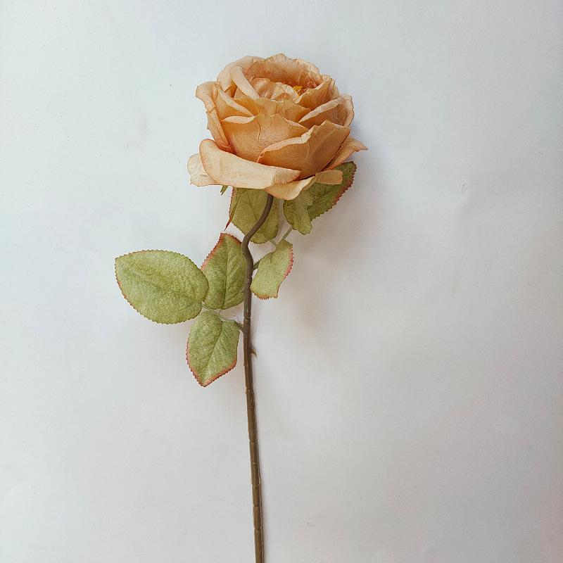 Simulated French Rose Home Soft Decoration Rose Fake Flower Hotel Simulated Flower Rose Display Wholesale