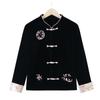 2025 Spring/Autumn Classic Chinese Style Velvet Two-Piece Set for Middle-Aged Women
