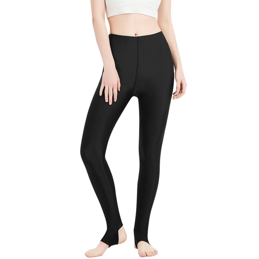 Rovidorx Rash Guard Stretchy Swimsuit Plus Size Compression Sports UV Sun Summer Women's Leggings, Spats, Leggings, Tights, Swimwear, Protection,