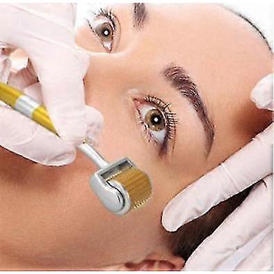Dermal Roller - Hair And Scalp Roller - For Men And Women - Stimulates Healthy Hair Growth - Micro Needling Tool For Resting Scalp Follicles1pcs-gold